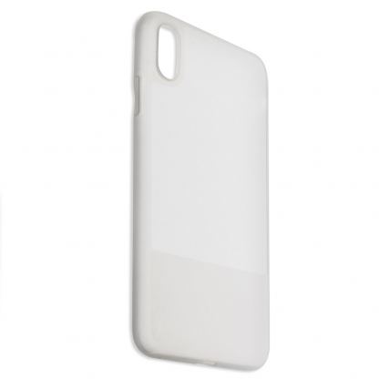 4smarts Silicone Case CUPERTINO ICE - тънък силиконов (TPU) калъф за iPhone XS, iPhone X (прозрачен-мат) 2