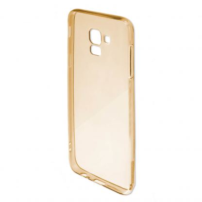 4smarts Soft Cover Invisible Slim - тънък силиконов кейс за Samsung Galaxy A7 (2018) (златист) 4