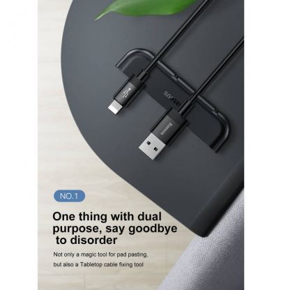 Baseus Auxiliary for Film & Cable Bundle - органайзер за кабели и помощник при поставянето на стъклени протектори за iPhone 11 Pro Max, iPhone XS Max 8