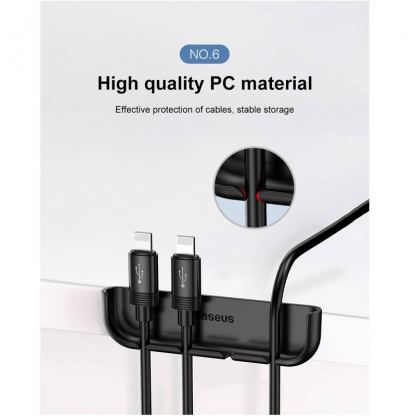 Baseus Auxiliary for Film & Cable Bundle - органайзер за кабели и помощник при поставянето на стъклени протектори за iPhone 11 Pro Max, iPhone XS Max 13