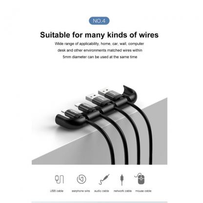Baseus Auxiliary for Film & Cable Bundle - органайзер за кабели и помощник при поставянето на стъклени протектори за iPhone 11, iPhone XR 11