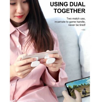 Baseus Airbag Support Holder - поставка и аксесоар против изпускане на вашия смартфон и поставка за кола (бял) 2