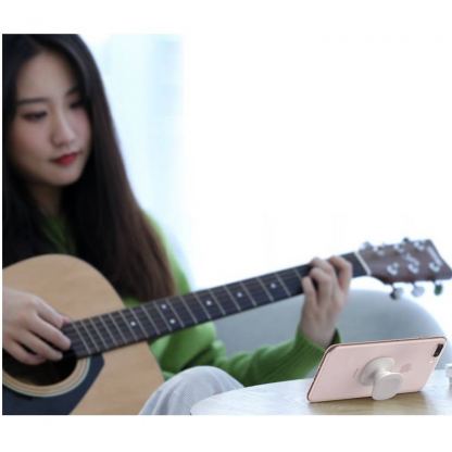 Baseus Airbag Support Holder - поставка и аксесоар против изпускане на вашия смартфон и поставка за кола (бял) 3