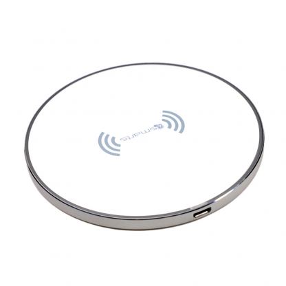4smarts Inductive Fast Charger VoltBeam Style 10W - поставка (пад) за безжично захранване за QI съвместими устройства (бял) 2