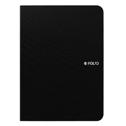 SwitchEasy CoverBuddy Folio Case - кожен кейс с поставка и отделение за Apple Pencil 2 за iPad Pro 12.9 (2018) (черен) 2