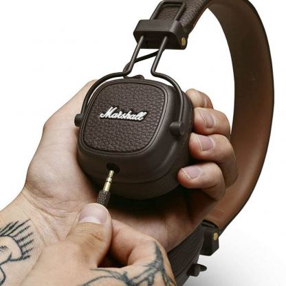 Marshall Major III - слушалки с микрофон за смартфони и мобилни устройства (кафяв) 6