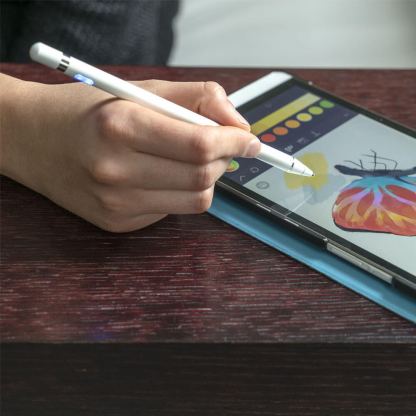 4smarts Pencil - професионална писалка (microUSB) за таблети и смартфони (бял) 2