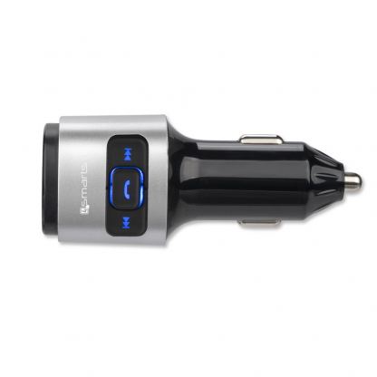 4smarts Media Assist Car Charger with FM Transmitter and Media-In - зарядно за кола (Quick Charge) с трансмитер, MicroSD карта и дисплей (черен) 5