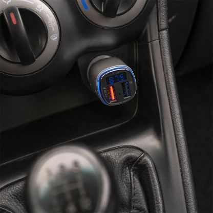 4smarts Media Assist Car Charger with FM Transmitter and Media-In - зарядно за кола (Quick Charge) с трансмитер, MicroSD карта и дисплей (черен) 8