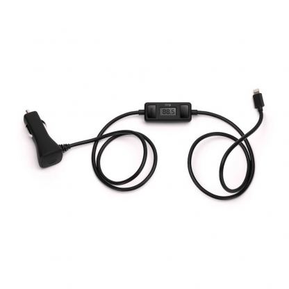 Griffin iTrip FM Transmitter Lightning Connector - FM трансмитер и зарядно за кола с Lightning кабел за iPhone, iPad, iPod (черен) 2