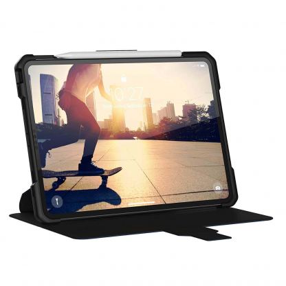 Urban Armor Gear Metropolis Folio Case - удароустойчив хибриден кейс от най-висок клас за iPad Pro 12.9 (2018) (тъмносин) 8