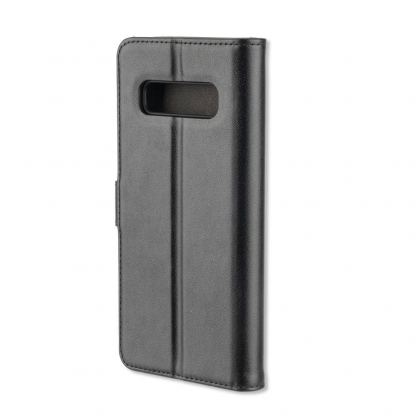 4smarts Premium Wallet Case URBAN - кожен калъф с поставка и отделение за кр. карта за Samsung Galaxy S10 (черен) 3