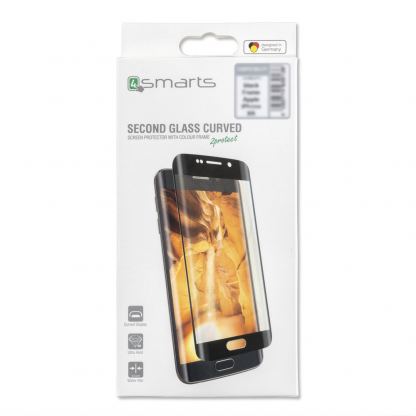 4smarts Second Glass Colour Frame - калено стъклено защитно покритие с извити ръбове за целия дисплей на Huawei P30 Lite (черен-прозрачен) 2