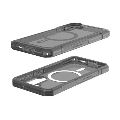 Удароустойчив хибриден кейс с MagSafe за Samsung Galaxy S26 - Urban Armor Gear Trooper MagSafe Case (сив-прозрачен) 4