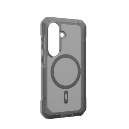 Удароустойчив хибриден кейс с MagSafe за Samsung Galaxy S26 - Urban Armor Gear Trooper MagSafe Case (сив-прозрачен) 8