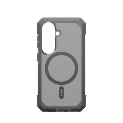 Удароустойчив хибриден кейс с MagSafe за Samsung Galaxy S26 - Urban Armor Gear Trooper MagSafe Case (сив-прозрачен) 10