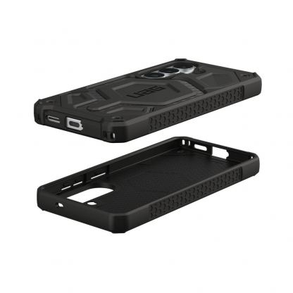 Удароустойчив хибриден кейс с MagSafe за Samsung Galaxy S26 - Urban Armor Gear Monarch Pro Case (черен-карбон) 6