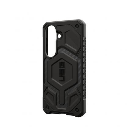 Удароустойчив хибриден кейс с MagSafe за Samsung Galaxy S26 - Urban Armor Gear Monarch Pro Case (черен-карбон) 13