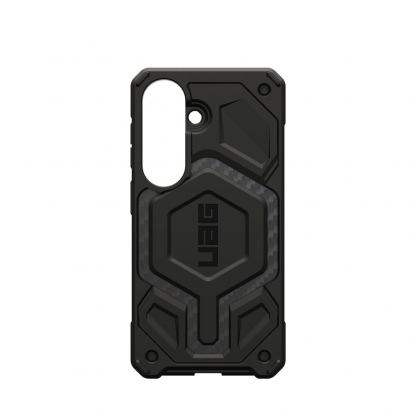 Удароустойчив хибриден кейс с MagSafe за Samsung Galaxy S26 - Urban Armor Gear Monarch Pro Case (черен-карбон) 14