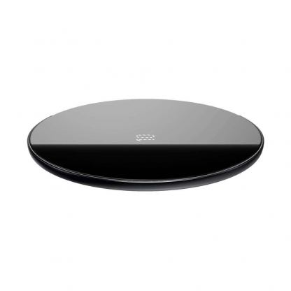 Baseus Simple Wireless Charger CJK01 - поставка (пад) за безжично зареждане с технология за бързо зареждане за Qi съвместими устройства (черен) 4