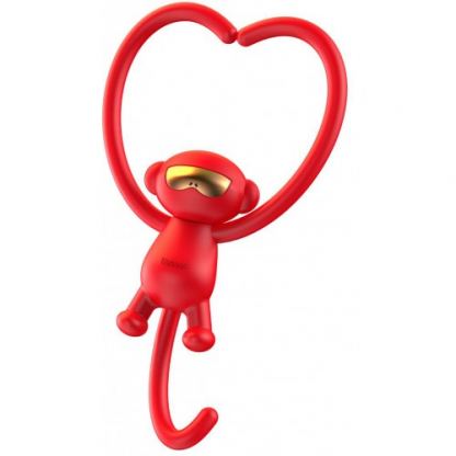 Baseus Monkey-Shaped Vehicle Fragrance - ароматизатор за автомобил с формата на маймунка (червен) 4