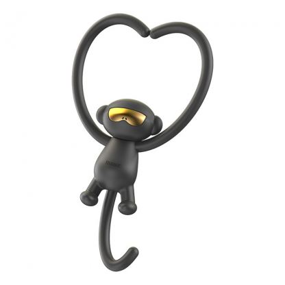 Baseus Monkey-Shaped Vehicle Fragrance - ароматизатор за автомобил с формата на маймунка (черен) 3
