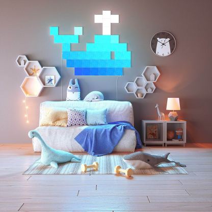 Nanoleaf Canvas Expansion Pack - допълнителни светещи панели (4 части) за Nanoleaf Canvas Smarter Kit 3