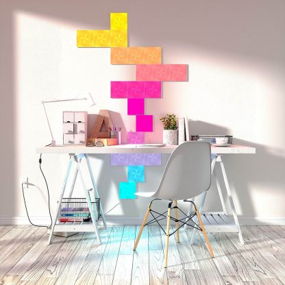 Nanoleaf Canvas Expansion Pack - допълнителни светещи панели (4 части) за Nanoleaf Canvas Smarter Kit 4