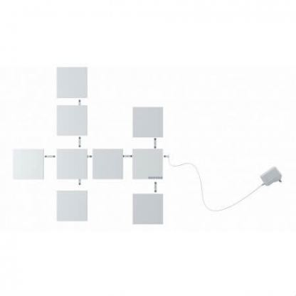 Nanoleaf Canvas Smarter Kit - комплект светещи панели (9 части), съвместим с Amazon Alexa, Apple HomeKit, Google Assistant и IFTTT 2