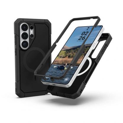 Удароустойчив хибриден кейс с MagSafe за Samsung Galaxy S26 Ultra - Urban Armor Gear Trooper MagSafe Case (черен) 3