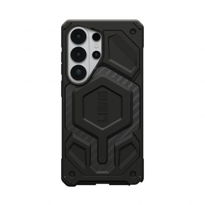 Удароустойчив хибриден кейс с MagSafe за Samsung Galaxy S26 Ultra - Urban Armor Gear Monarch Pro Carbon Fiber Case (черен) 3