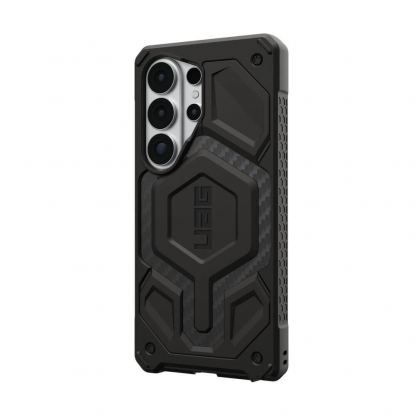 Удароустойчив хибриден кейс с MagSafe за Samsung Galaxy S26 Ultra - Urban Armor Gear Monarch Pro Carbon Fiber Case (черен) 4