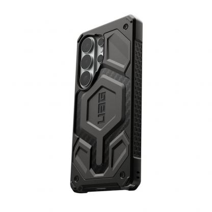 Удароустойчив хибриден кейс с MagSafe за Samsung Galaxy S26 Ultra - Urban Armor Gear Monarch Pro Carbon Fiber Case (черен) 6