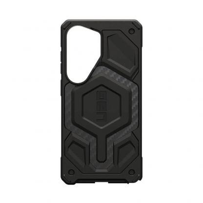 Удароустойчив хибриден кейс с MagSafe за Samsung Galaxy S26 Ultra - Urban Armor Gear Monarch Pro Carbon Fiber Case (черен) 7