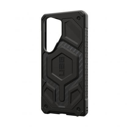 Удароустойчив хибриден кейс с MagSafe за Samsung Galaxy S26 Ultra - Urban Armor Gear Monarch Pro Carbon Fiber Case (черен) 8
