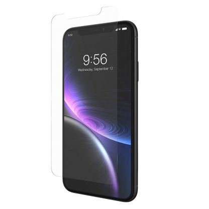 Zagg Invisible Shield Glass+ - калено стъклено защитно покритие за дисплея на iPhone 11, iPhone XR (прозрачен) 2
