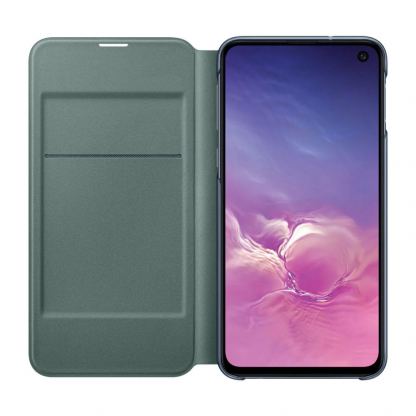 Samsung LED View Cover EF-NG970PB - оригинален калъф през който виждате информация от дисплея за Samsung Galaxy S10E (черен) 3