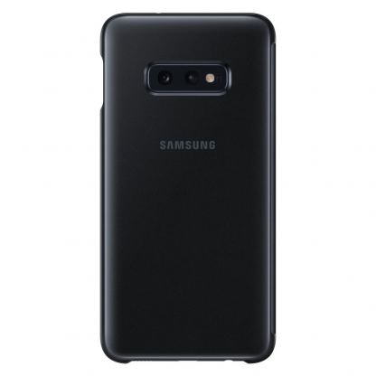 Samsung Clear View Cover EF-ZG970CB - оригинален кейс, през който виждате информация от дисплея за Samsung Galaxy S10E (черен) 2