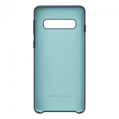 Samsung Silicone Cover Case EF-PG973TN - оригинален силиконов кейс за Samsung Galaxy S10 (тъмносин) 3