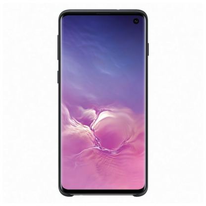 Samsung Silicone Cover Case EF-PG973TB - оригинален силиконов кейс за Samsung Galaxy S10 (черен) 4