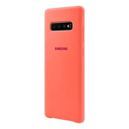 Samsung Silicone Cover Case EF-PG975TH - оригинален силиконов кейс за Samsung Galaxy S10 Plus (розов) 2