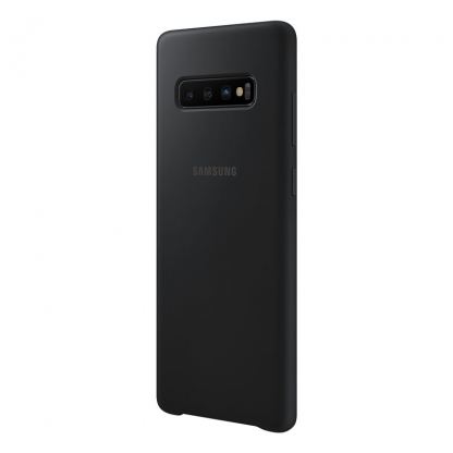 Samsung Silicone Cover Case EF-PG975TB - оригинален силиконов кейс за Samsung Galaxy S10 Plus (черен) 2