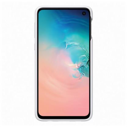 Samsung Protective Stand Cover EF-RG970CL - оригинален хибриден кейс за Samsung Galaxy S10E (бял) 5