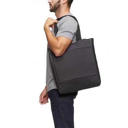 Incase City General Tote - елегантна чанта за MacBook Pro 13 и лаптопи до 13 инча (тъмносив) 5
