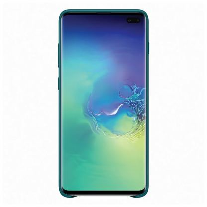 Samsung Leather Cover EF-VG975LG - оригинален кожен калъф (естествена кожа) за Samsung Galaxy S10 Plus (зелен) 4