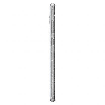 Spigen Liquid Crystal Glitter Case - тънък качествен слииконов (TPU) калъф за Samsung Galaxy S10 Plus (прозрачен) 9