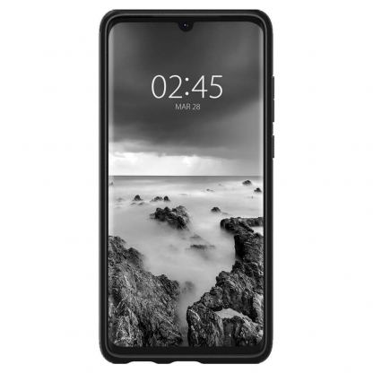 Spigen Rugged Armor Case - тънък качествен слииконов (TPU) калъф за Huawei P30 (черен) 3
