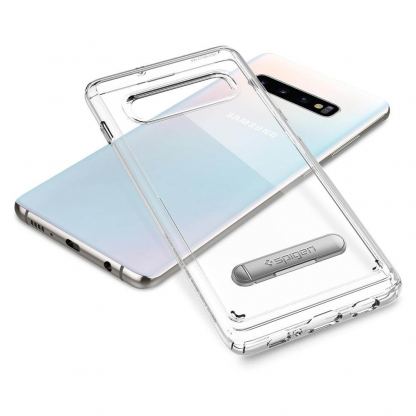 Spigen Ultra Hybrid S Case - хибриден кейс с висока степен на защита за Samsung Galaxy S10 Plus (прозрачен) 6