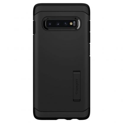 Spigen Tough Armor Case - хибриден кейс с най-висока степен на защита за Samsung Galaxy S10 Plus (черен) 5