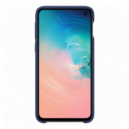 Samsung Leather Cover EF-VG970LN - оригинален кожен калъф (естествена кожа) за Samsung Galaxy S10E (тъмносин) 4